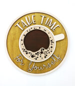 ⁦תמונת קיר מעץ – Take Time For Yourself⁩ – תמונה ⁦2⁩